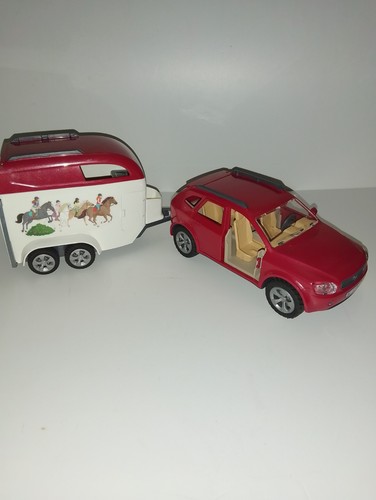Schleich horse trailer box and - horse,
