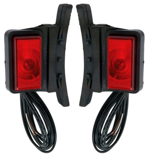 Rubbolite red rear marker - red,