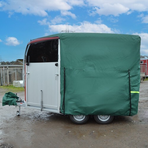 Horse box cover tow hitch - cover, +