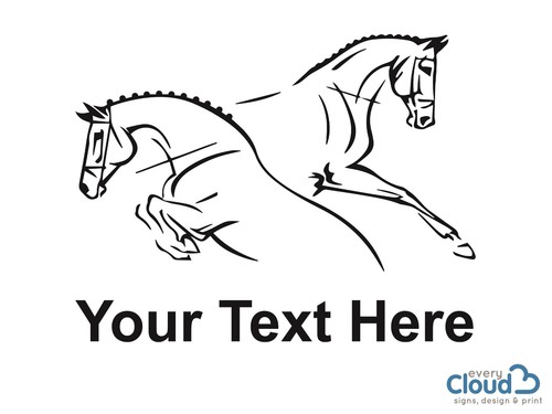 Horse box stickers - stickers, custom