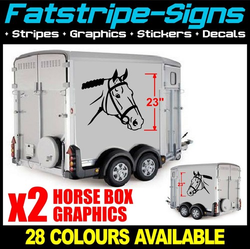 Horse box stickers - horse,