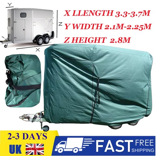 Trailer horse box cover - horse,